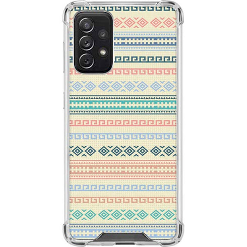 Summer Pattern Galaxy A72 5G Clear Case